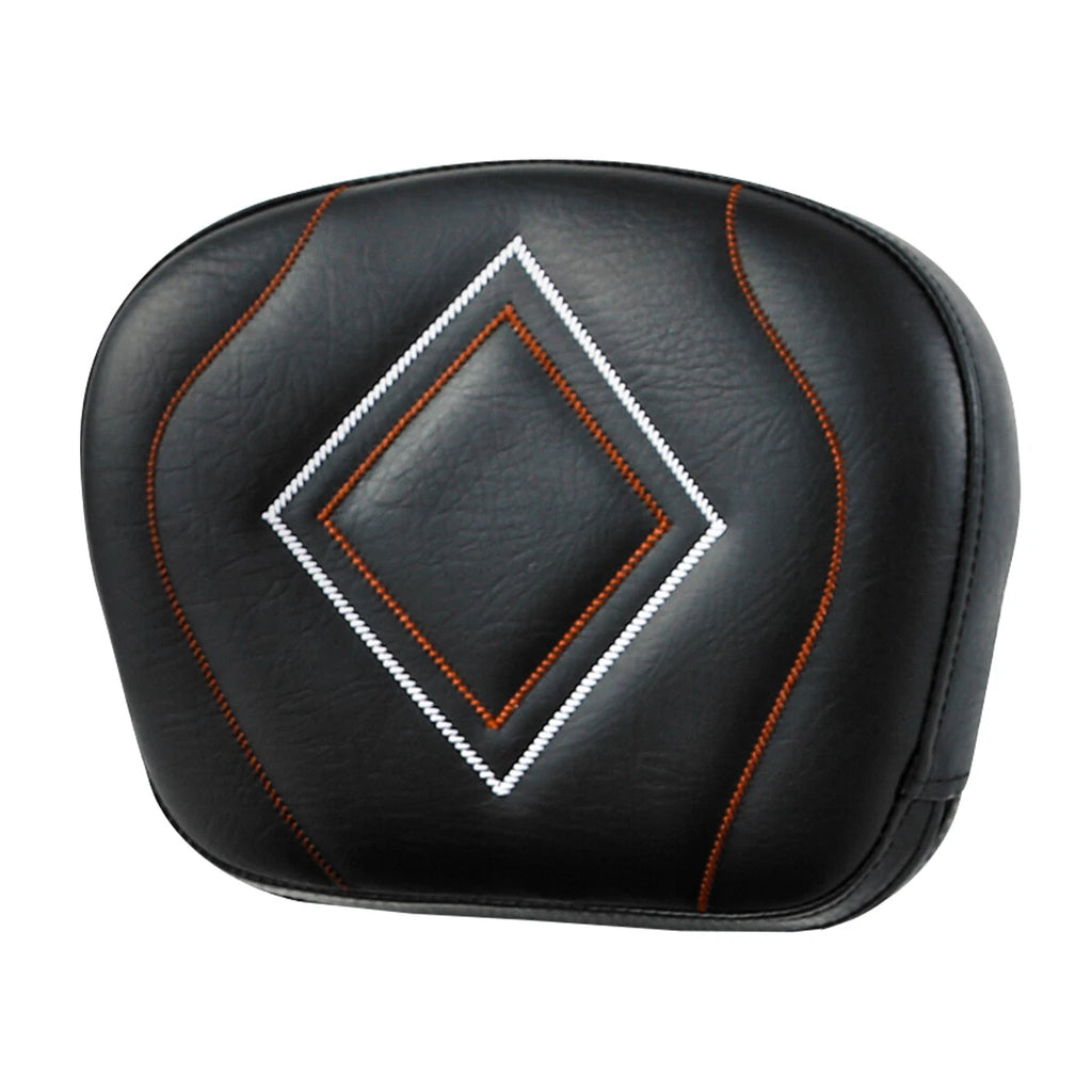 Rear Passenger Backrest Pad for Harley Touring Softail (1994–2023) Black