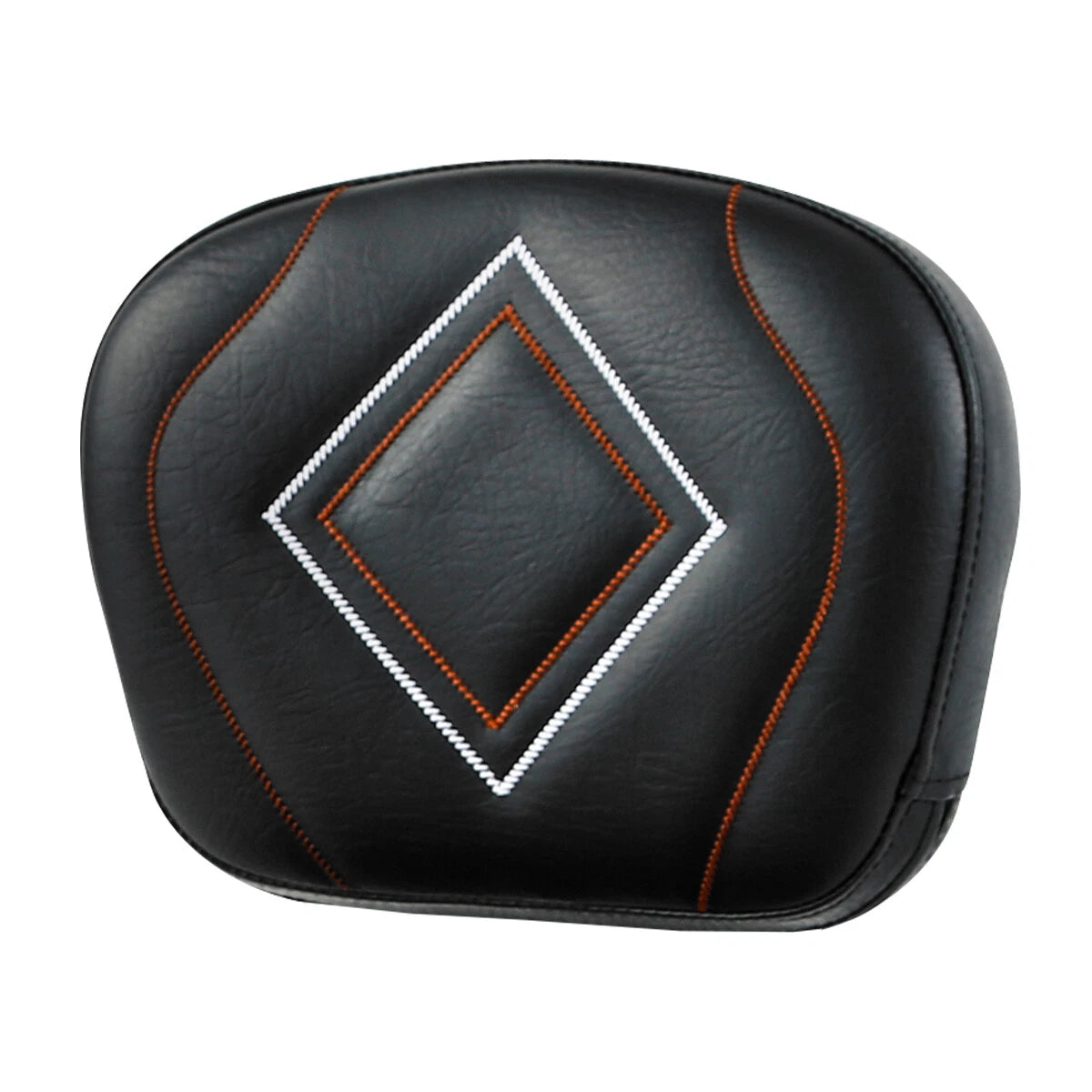Rear Passenger Backrest Pad for Harley Touring Softail (1994–2023) Black
