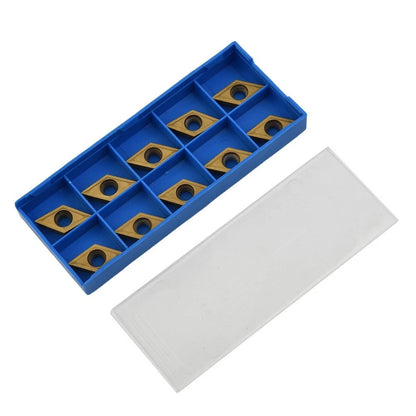 10PCS DCMT11T304-HM YBC251 Carbide Inserts for Lathe Turning Holders