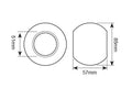 Lower Link Arm Quick Release Ball for CAT 4/4 Tractors (Heavy Duty)