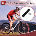 Set 14G Bicycle Spokes 269mm Replacement Carbon Steel Black for Universal (All)