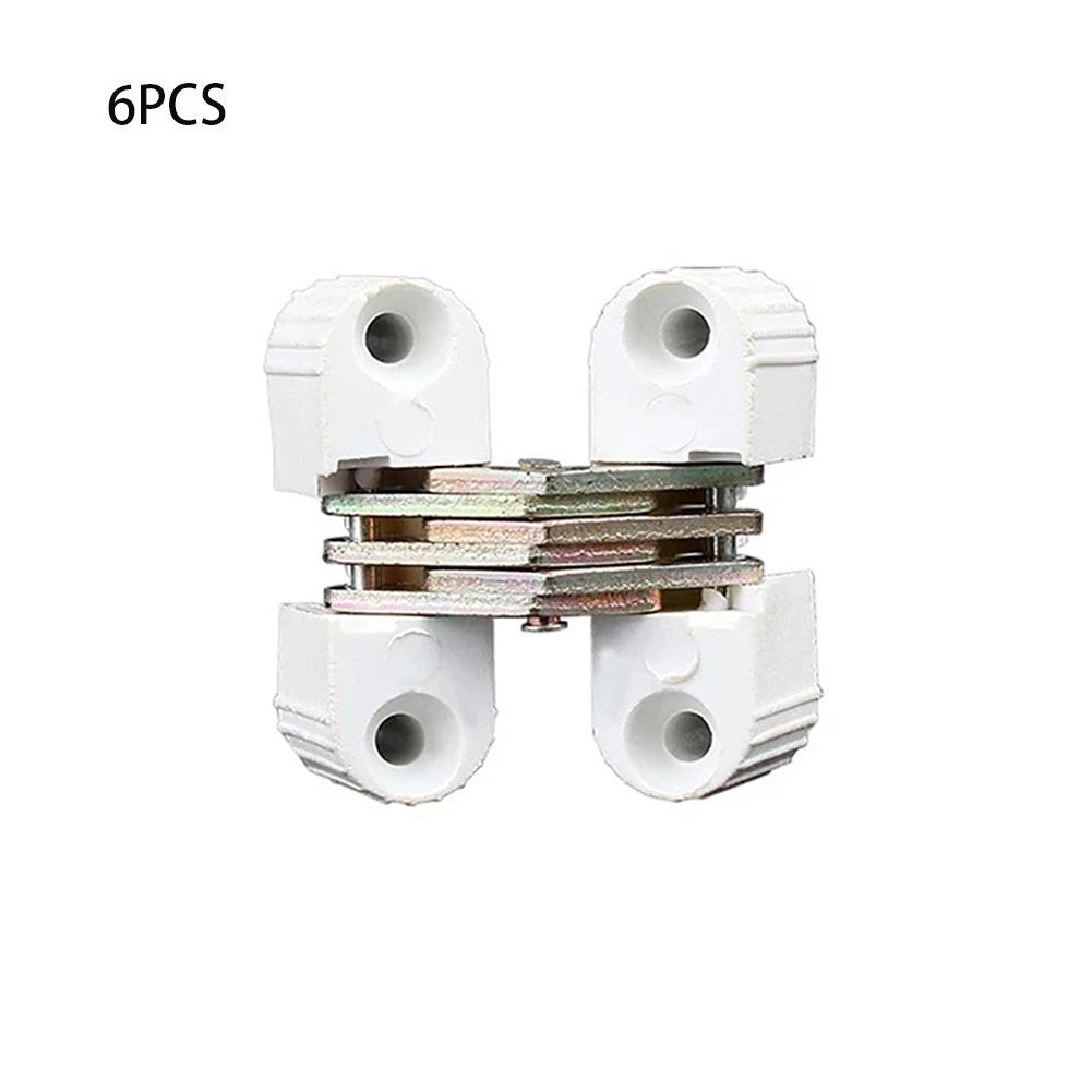 Invisible Cross Hinge for Cabinet Cupboard Wooden Boxes 0-180 Degree