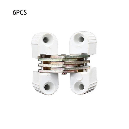 Invisible Cross Hinge for Cabinet Cupboard Wooden Boxes 0-180 Degree