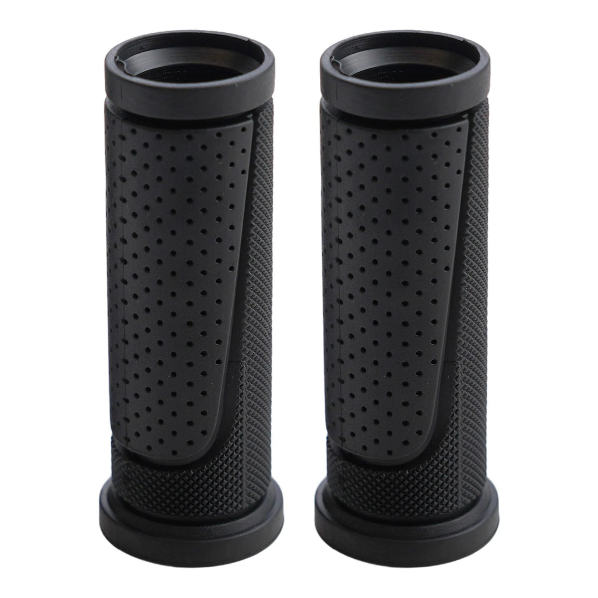 Handlebar Grips for Bicycle (Long/Short) - Black Cycling Accessories