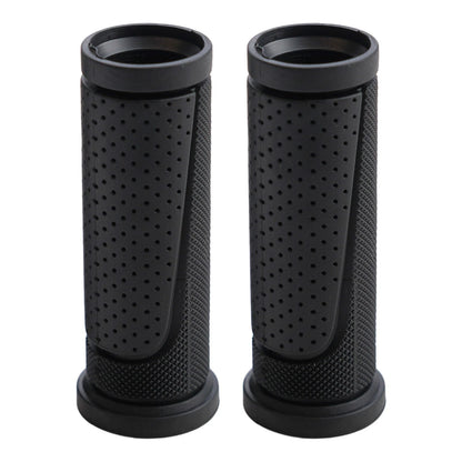 Handlebar Grips for Bicycle (Long/Short) - Black Cycling Accessories