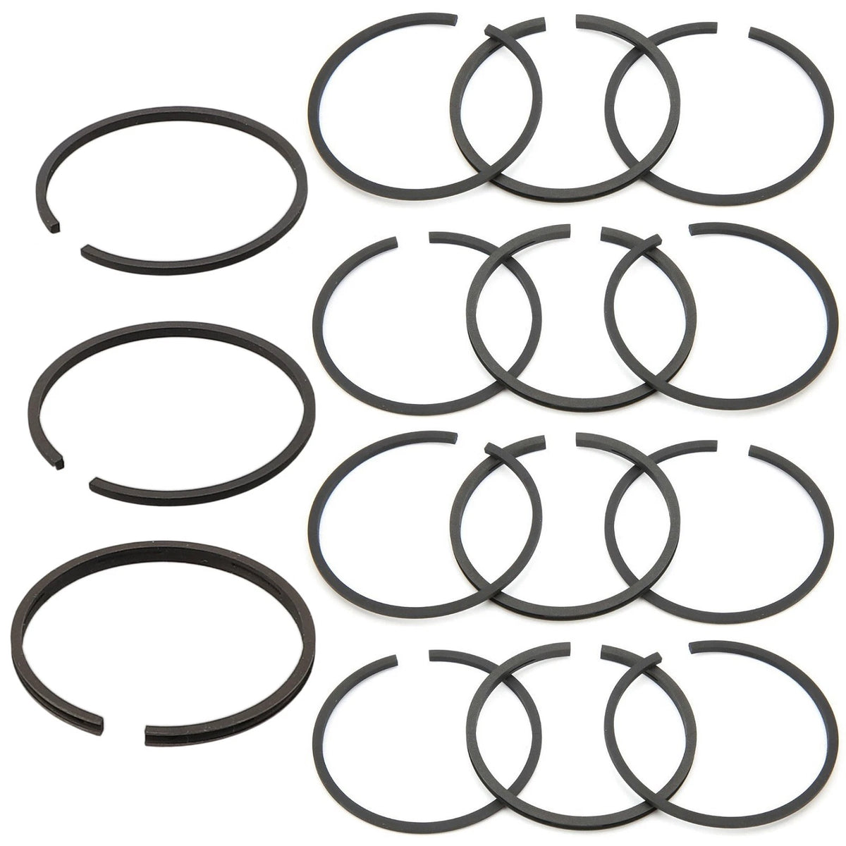 Piston Rings for Air Compressor 48mm Cylinder 10 Gas 5 Oil