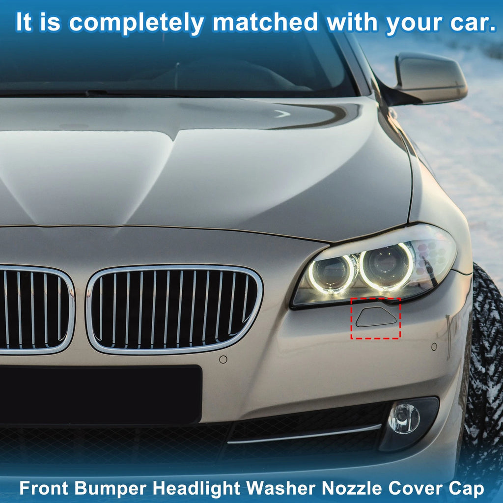 Washer Nozzle Cover Cap Front Left Replacement for BMW 528i (2014–2016)