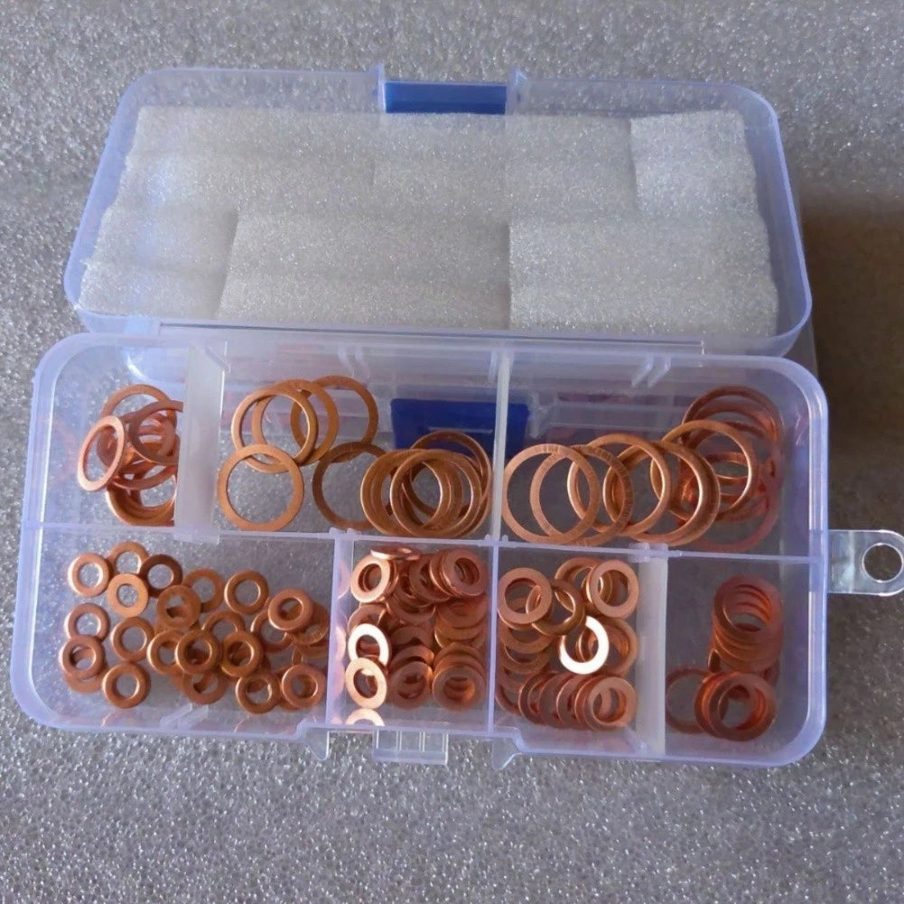 Flat Copper Washer Gasket Set for Industrial Use