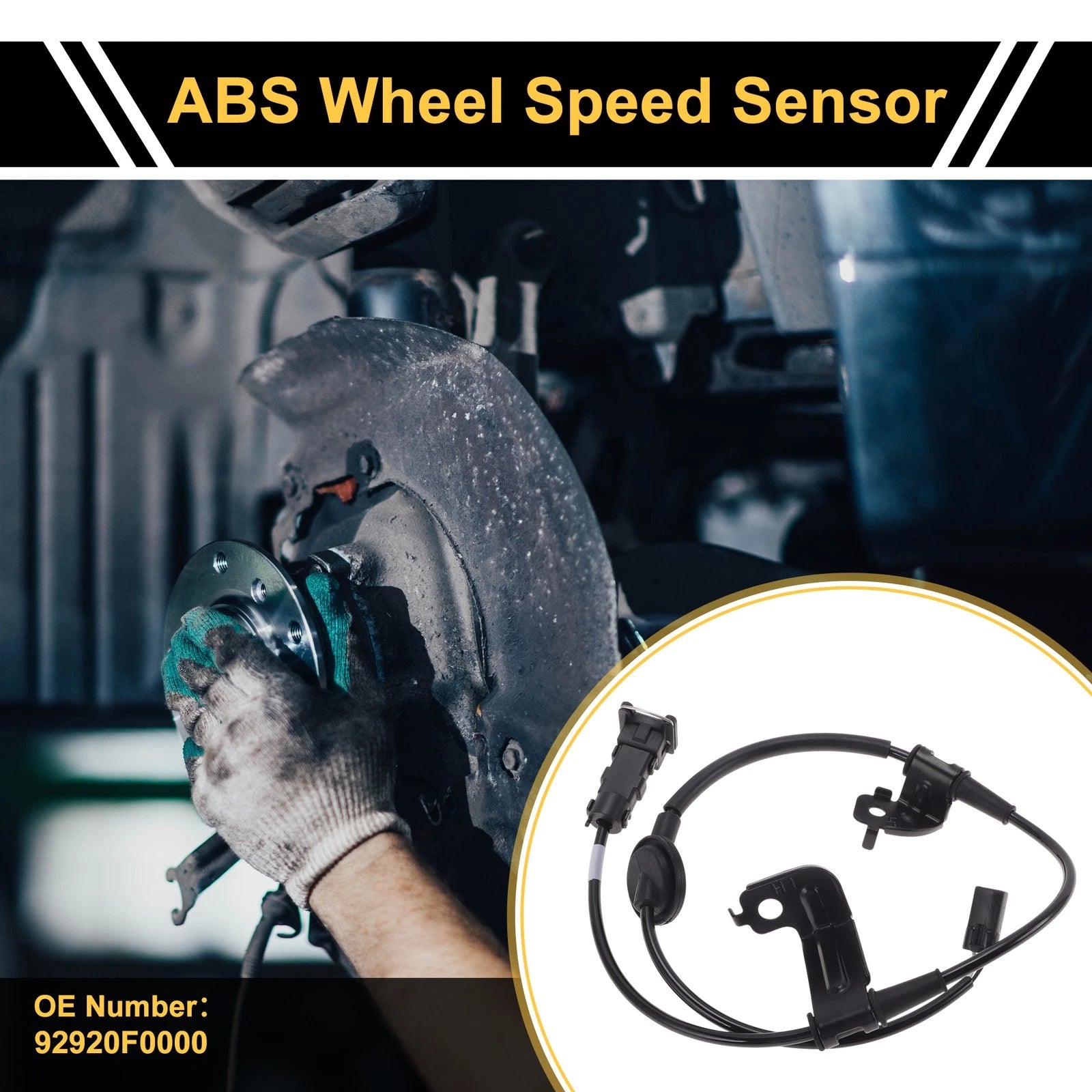 ABS Wheel Speed Sensor Replacement for Hyundai Elantra Rear Left (2017–2020)