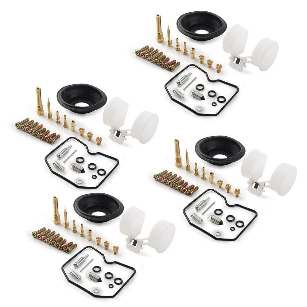 4X Carburetor Repair Kit for Kawasaki Zephyr ZR750H ZR-7 ZR-7S (1991–2000)