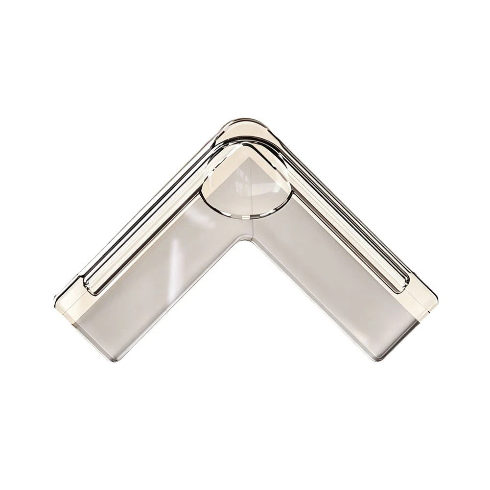 L Shape Clear PVC Table Corner Protector Bumper 45x45mm