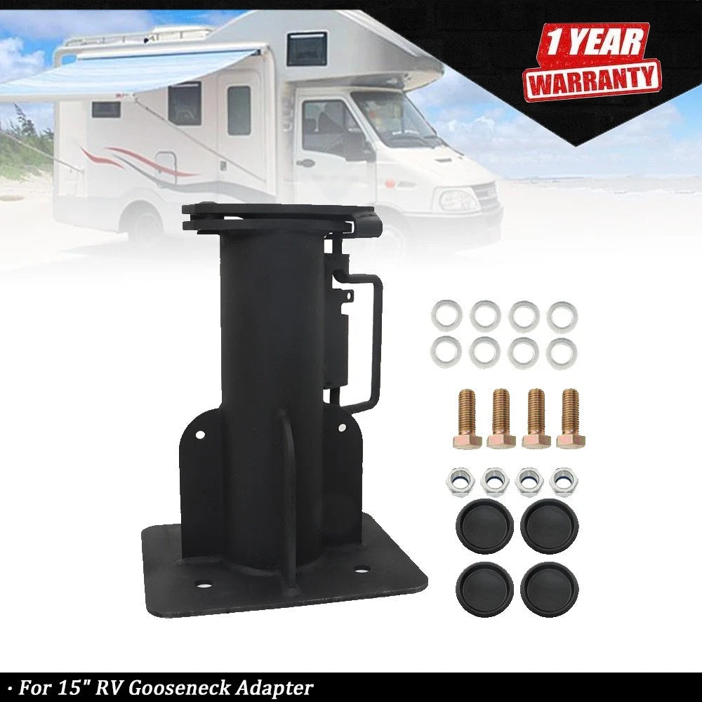 5th Wheel Gooseneck Ball Conversion Kit for RV Camper (15")