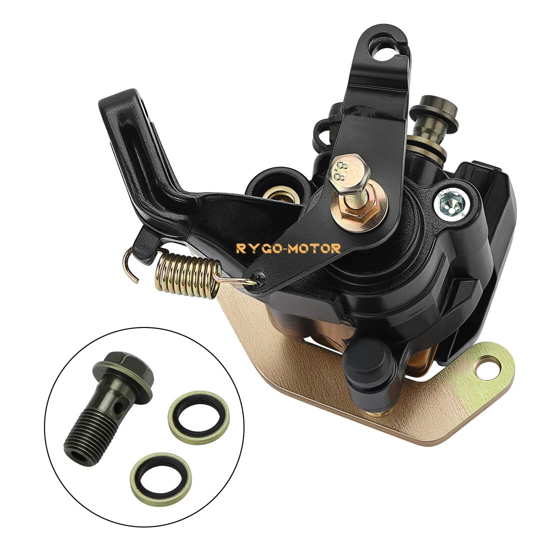 Rear Brake Caliper with Pads for Yamaha YFZ450 (2004–2005)