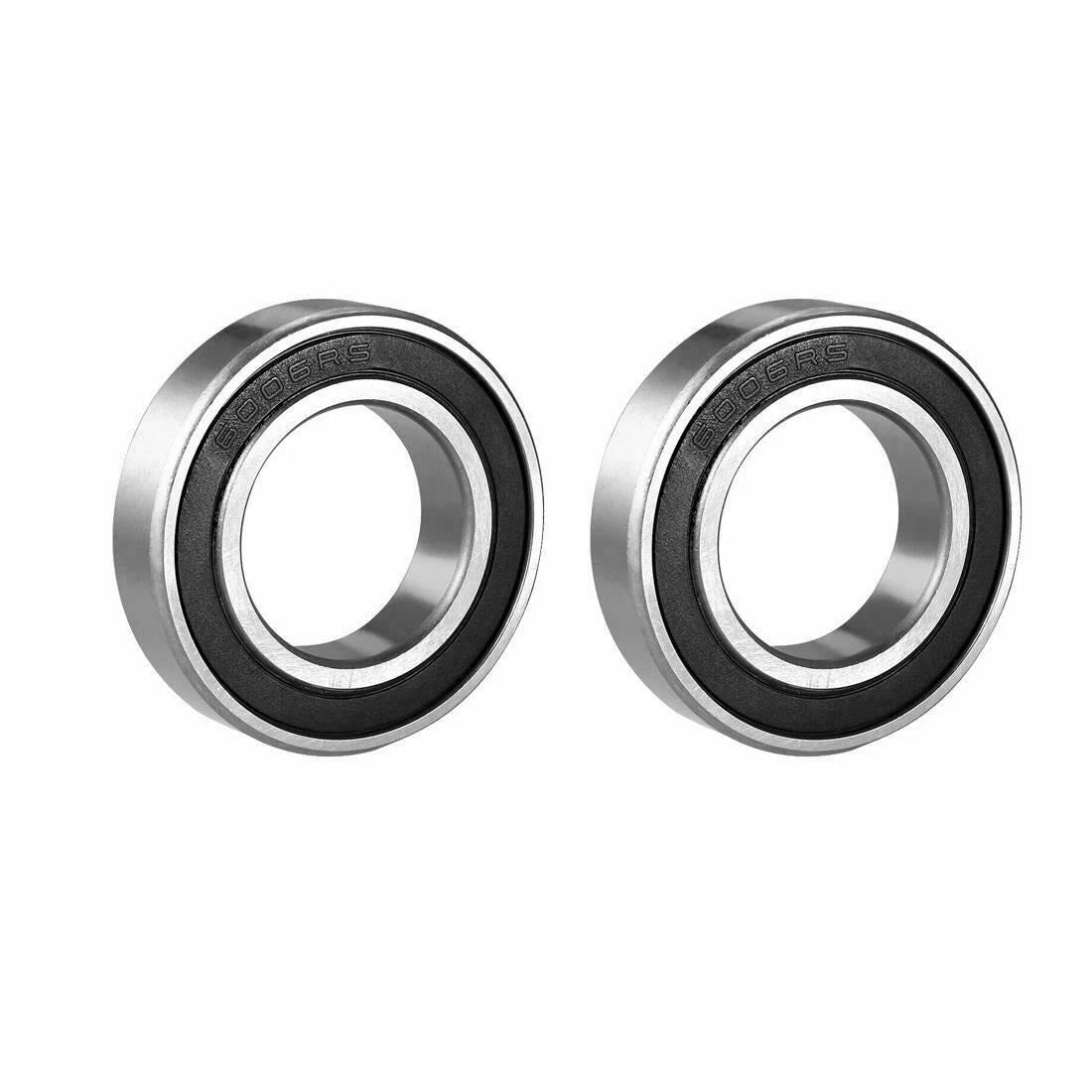 2X 6006RS Bearings for (30 x 55 x 13mm)