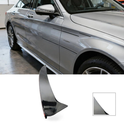 Rear Bumper Wolf Tooth Blade Gloss Black for Mercedes C-Class W205 (2015–2018)