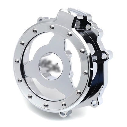 Clear Engine Stator Cover Crankcase Left for Kawasaki Ninja ZX6R (2009–2021)