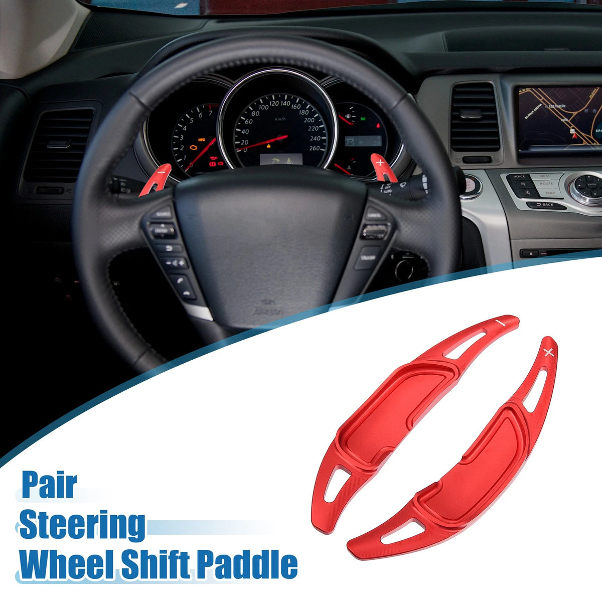 Steering Wheel Shift Paddle for Mercedes-Benz GLB35 for AMG 2021–2024 (Set of 2)