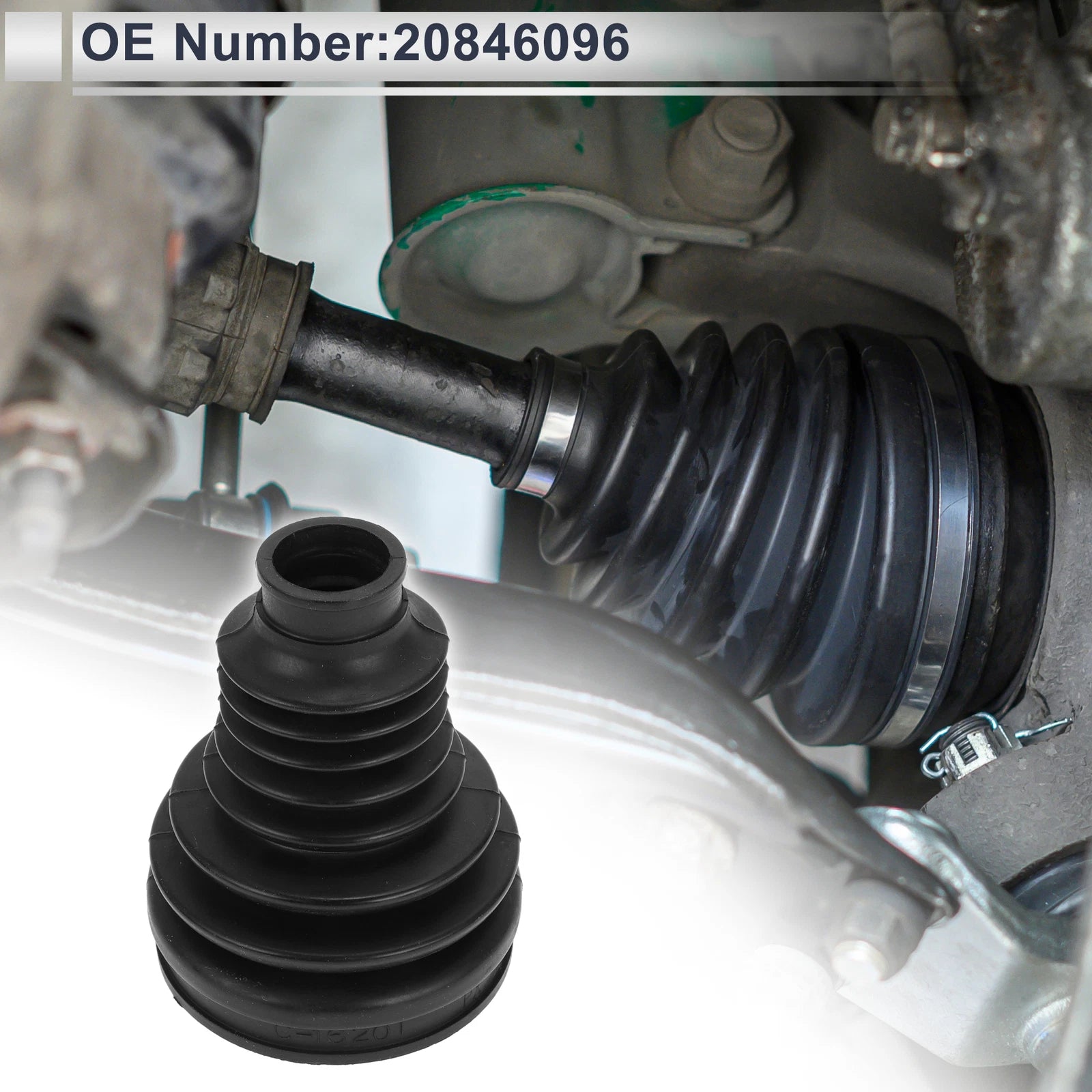 Inner CV Joint Boot Kit with Clamps for Cadillac SRX (2010–2011)