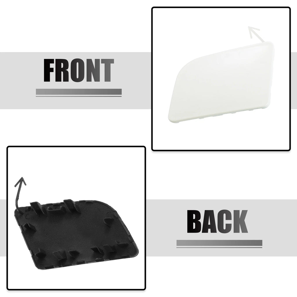 Front Left Tow Hook Cover for Nissan Sentra (2013–2019) - White