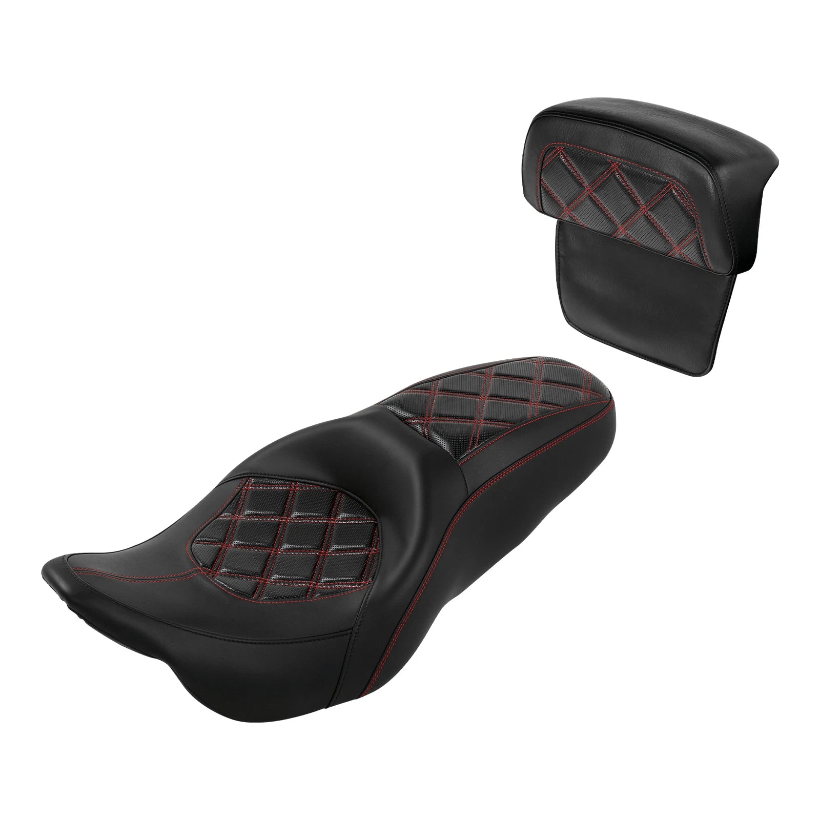 Driver Passenger Seat Backrest for Harley Touring Electra Glide FLHT (2014–2023)