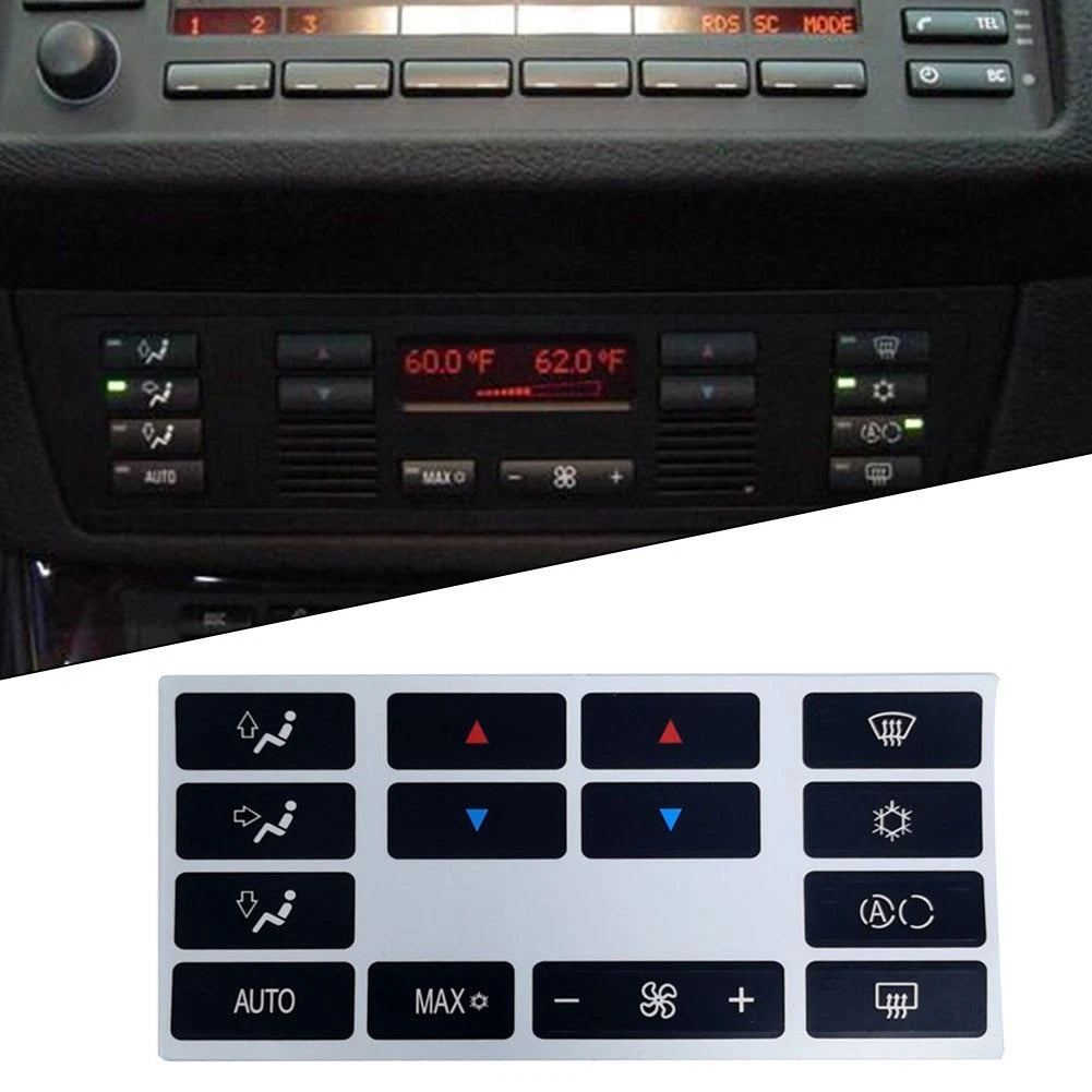 Black Decal Sticker for Car Interior