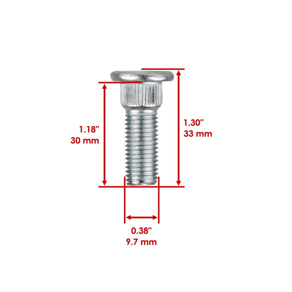 Front Wheel Hub Assembly with Stud Bolt for Yamaha Rhino 700 YXR700F (2008–2013)