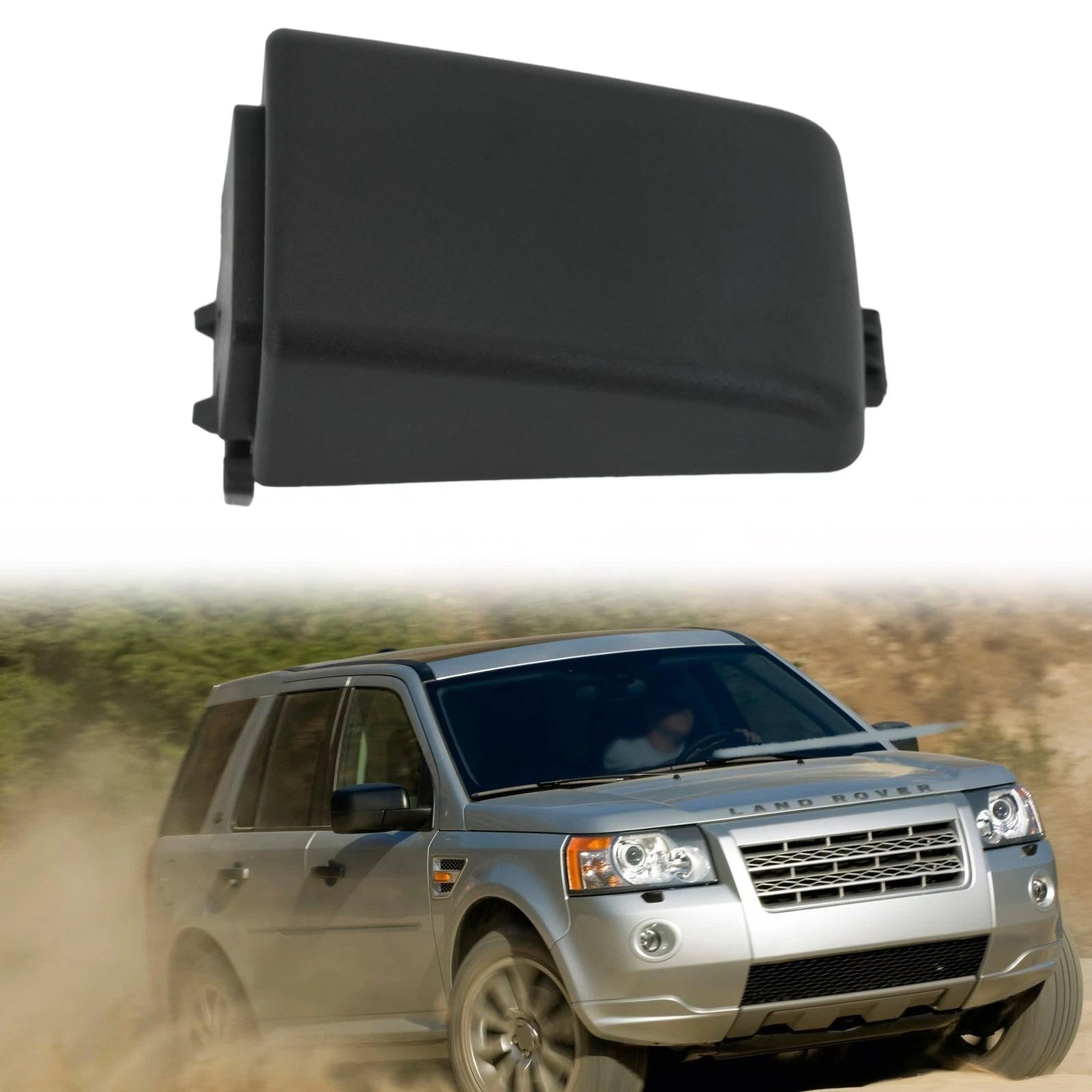 Door Handle Cap Cover for Land Rover (Compatible, Grey Black)