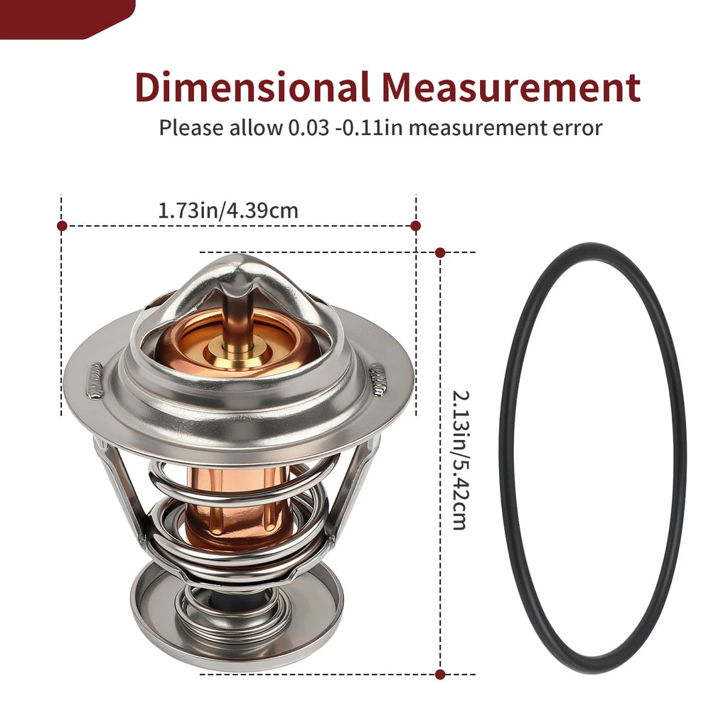 Thermostat w/ O-Ring for Honda RVT1000R RC51 (2000–2006) 19300-MBT-003