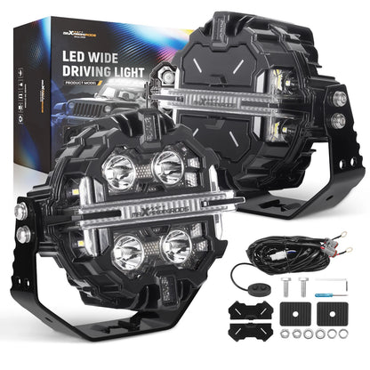 2X RGB LED Light Pods for Offroad Vehicles (5-Inch)