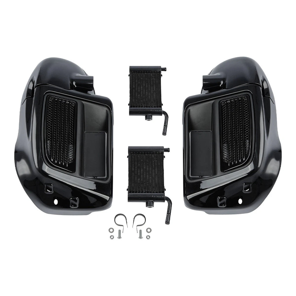 Lower Vented Fairings Radiators Engine Guard Bar for Harley Touring (2014–2024)