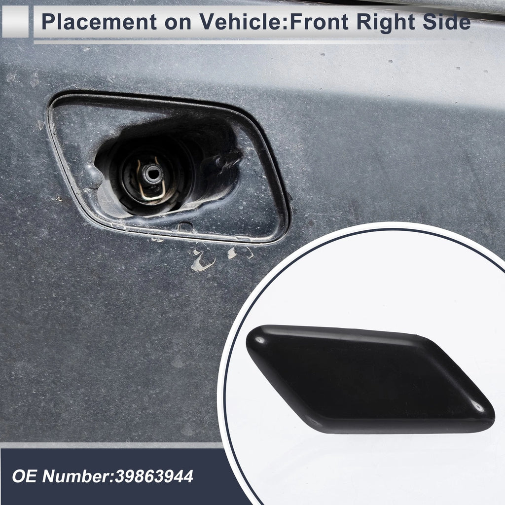 Bumper Headlight Washer Nozzle Cover Cap for Volvo C30 (2007–2013)