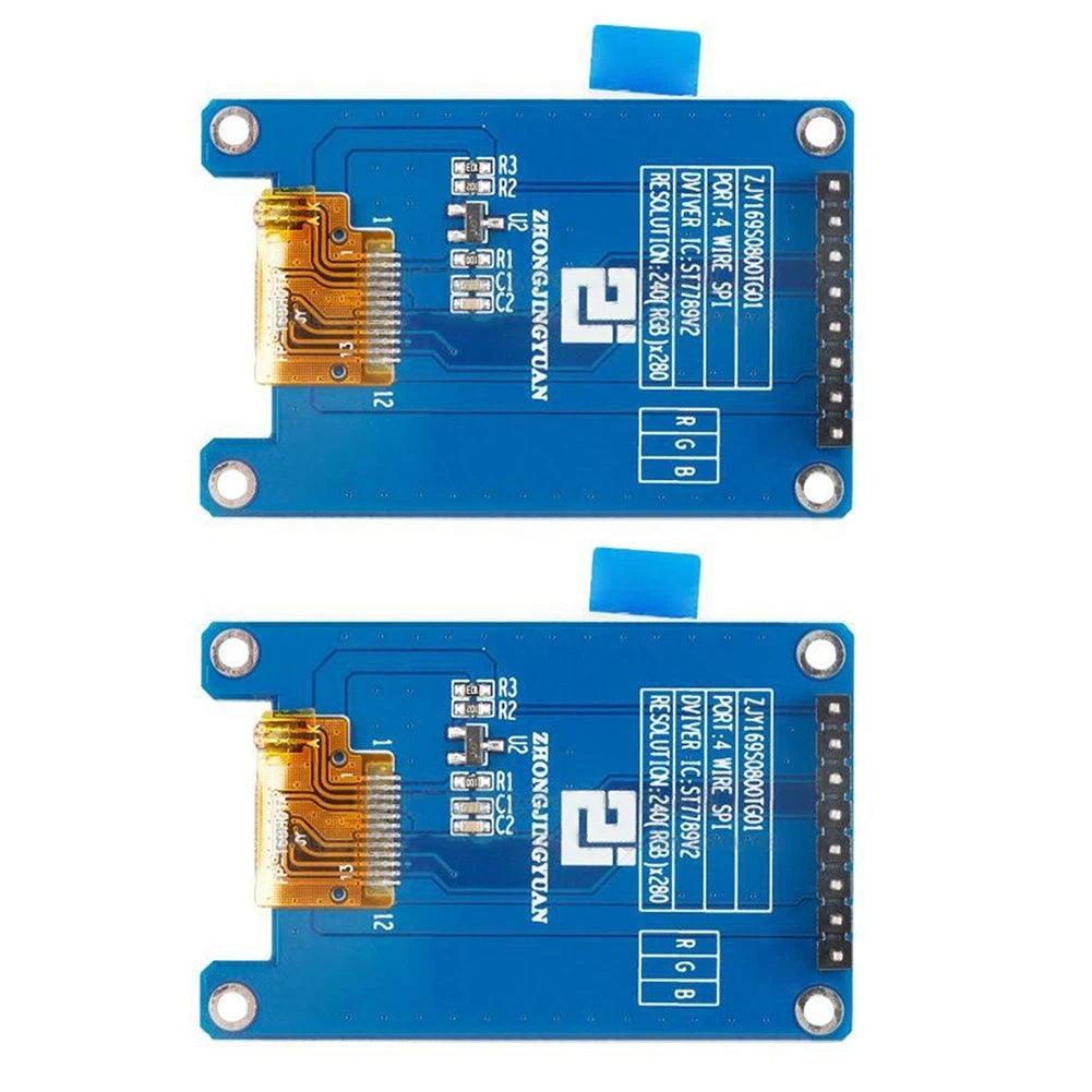 2PC TFT LCD Display Screens 240x280 for Electronic Projects