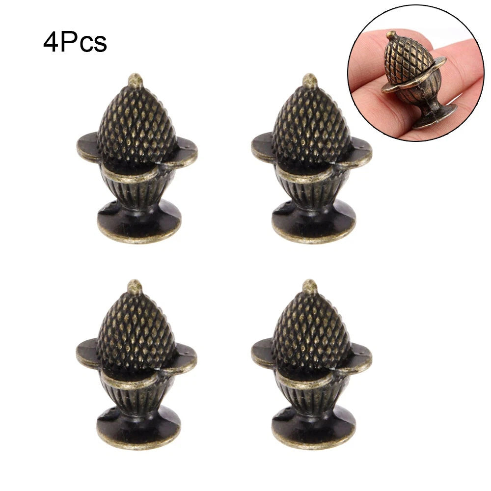 Set of 4 Strawberry Shape Drawer Pull Knobs for Cabinet Furniture Hardware