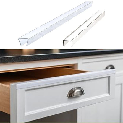 Set of 4 Easy Install Edge Guards for Cabinet Doors (Scratch Prevention)