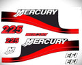 Set of 2 Reproduction Decals for Mercury 225 hp Outboard (824105A00)