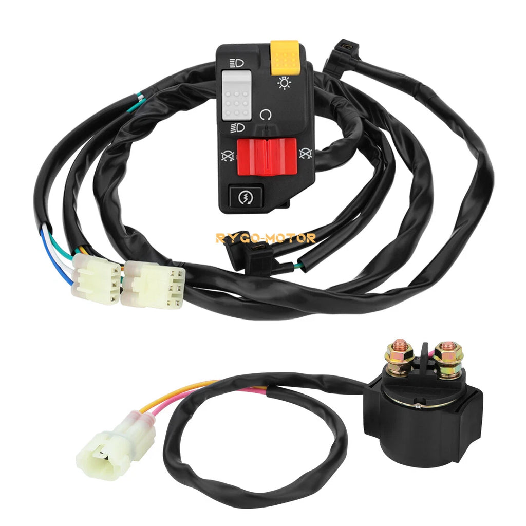 Handlebar & Starter Relay Switch for Honda Recon 250 TRX250TM 2007–2020