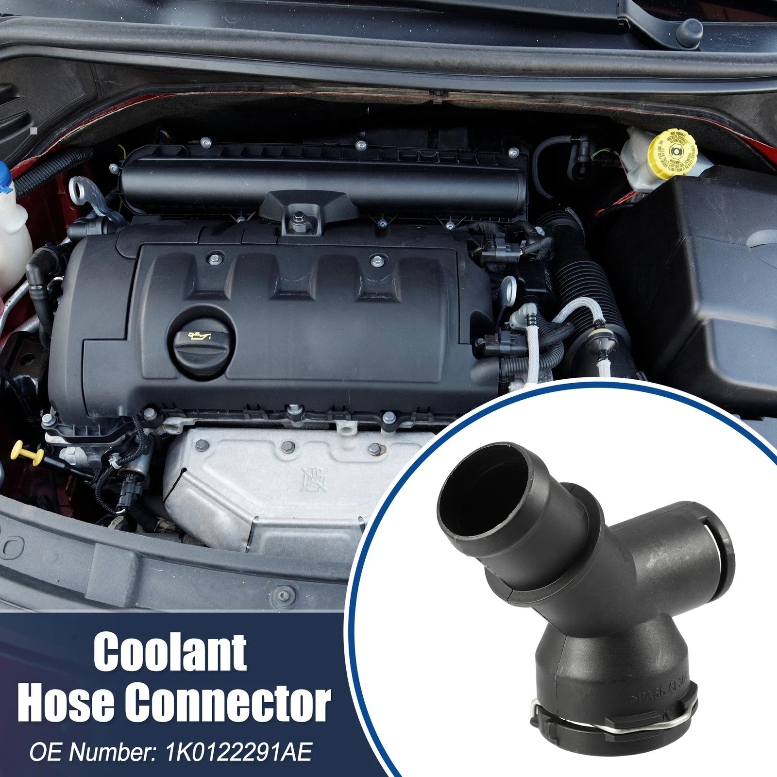 Radiator Coolant Hose Flange Replacement for Audi A3 3.2L Quattro (2008–2013)