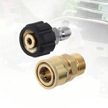 2X Pressure Washer Quick Connect Hose Fittings Adapter Kit