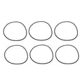 Set of 6 O-Rings for Mercury Mariner 200 225 250 275 300 HP Outboards (25-818573)