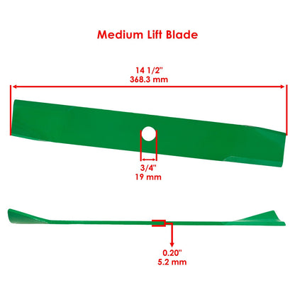 Spindle for Toro Medium-Lift Blade (1990–2000)
