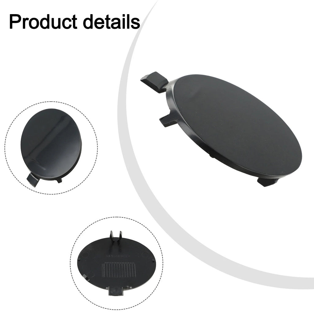Front Bumper Tow Hook Cover for Volvo XC60 (2010–2013) - Black ABS