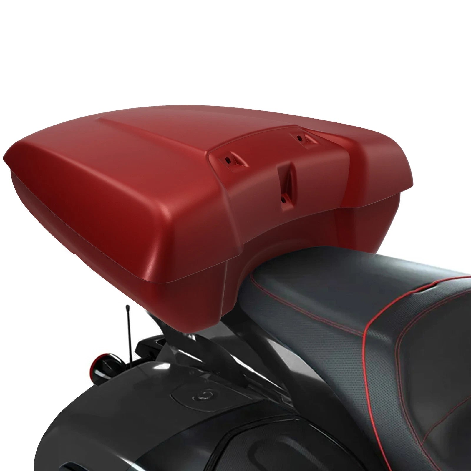 Low Profile Trunk for Indian Challenger Chieftain Pursuit (2017–2025) Ruby Smoke