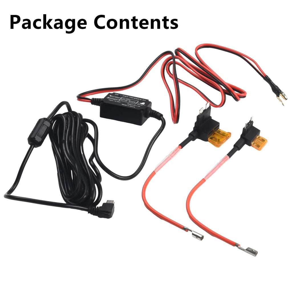 Set of 1 Universal Hard Wire Fuse Box for Dash Cam