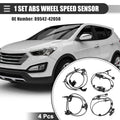 ABS Wheel Speed Sensor Front Rear 4Pcs for Toyota RAV4 4WD (2008–2012)