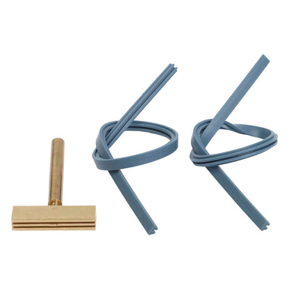 Set of 3 Hot Press Strip Copper T Tip T-head 24cm