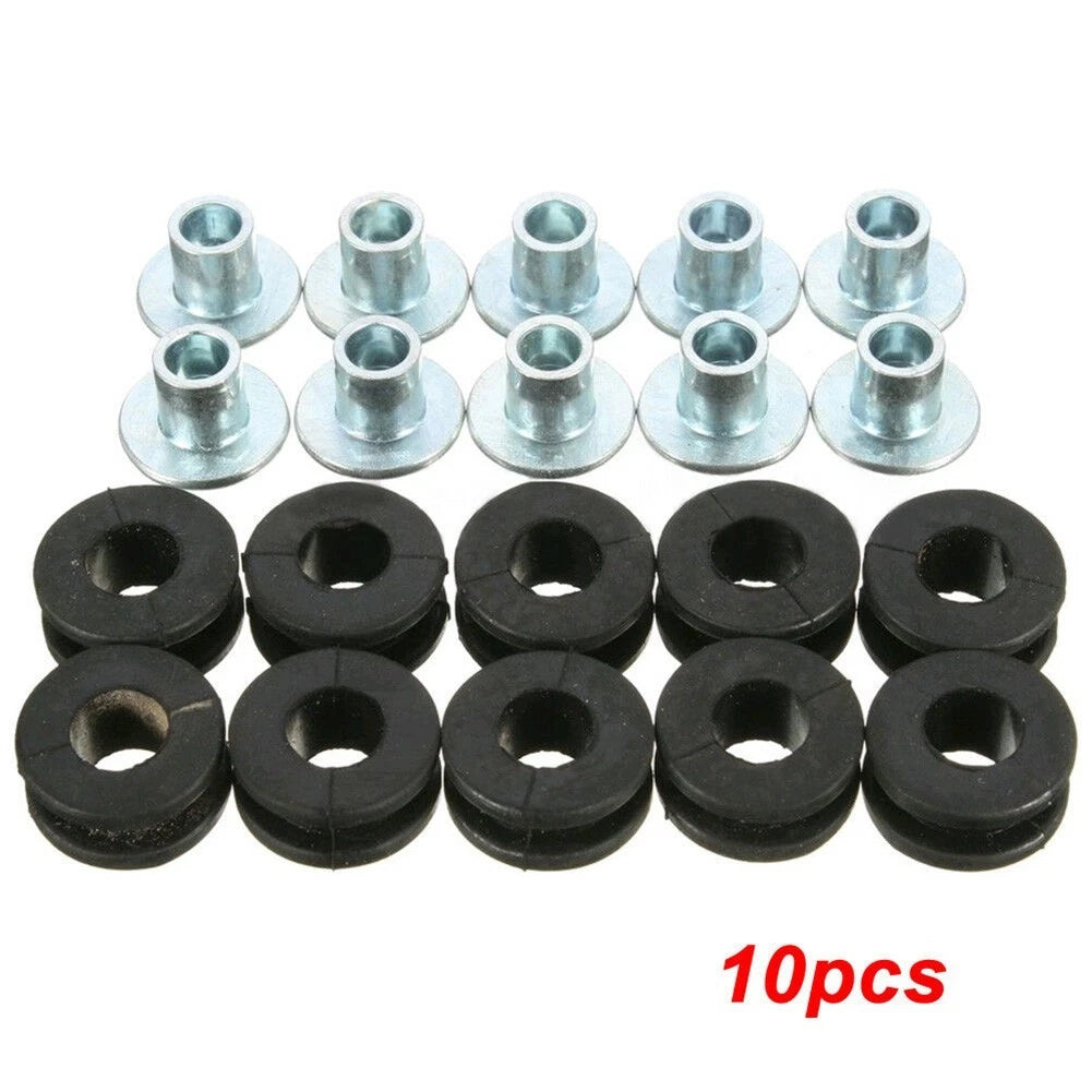 10X Shock Absorber Bushing Rubber Grommets for Motorcycle