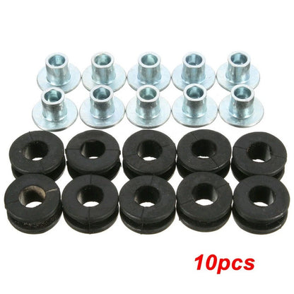 10X Shock Absorber Bushing Rubber Grommets for Motorcycle