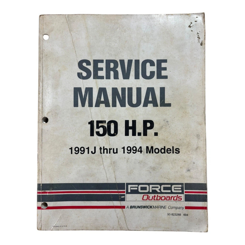 Service Manual for Force Outboards 150 HP (1991–1994) 90-823268