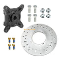 Front Wheel Hub & Brake Rotor w/Studs for Polaris Ranger 400 425 500 570 700 800 (2006–2019)