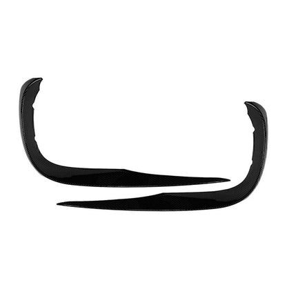 2X Carbon Fiber Front Bumper Splitter for Benz E-Class W213 (2016–2020)